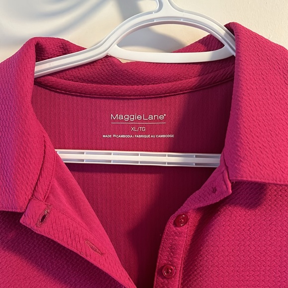 Lightly used- Pink athletic polo- Size XL - Picture 2 of 4